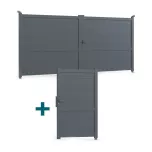 Pack portail et portillon alu Districlos