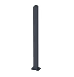 Poteau en aluminium