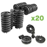 Clips de fixation Brise Vue - sachet de 20 pièces