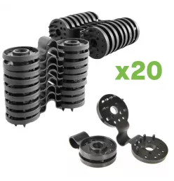 Clips de fixation Brise Vue - sachet de 20 pièces