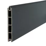 Lot de 3 lames pleines pour clôture composite Ness