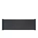 Kit Clôture composite Ness lames pleines sur platines Ht 0m53