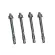 Lot de 4 chevilles 8x115 pour platine inox Ness
