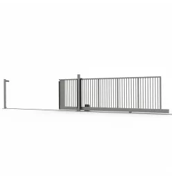 Portail coulissant rail : facile à installer et adapté aux résidences