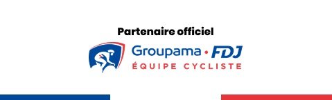 bannière partenaire Groupama FDJ